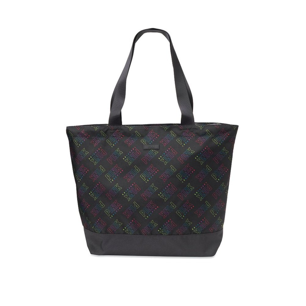 Victorias secret PINK weekender tote rainbow gray
